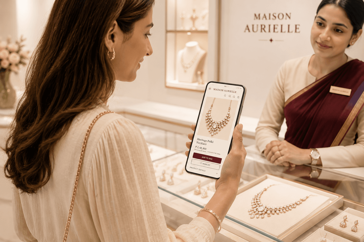 Buyers research jewellery online, then buy in-store